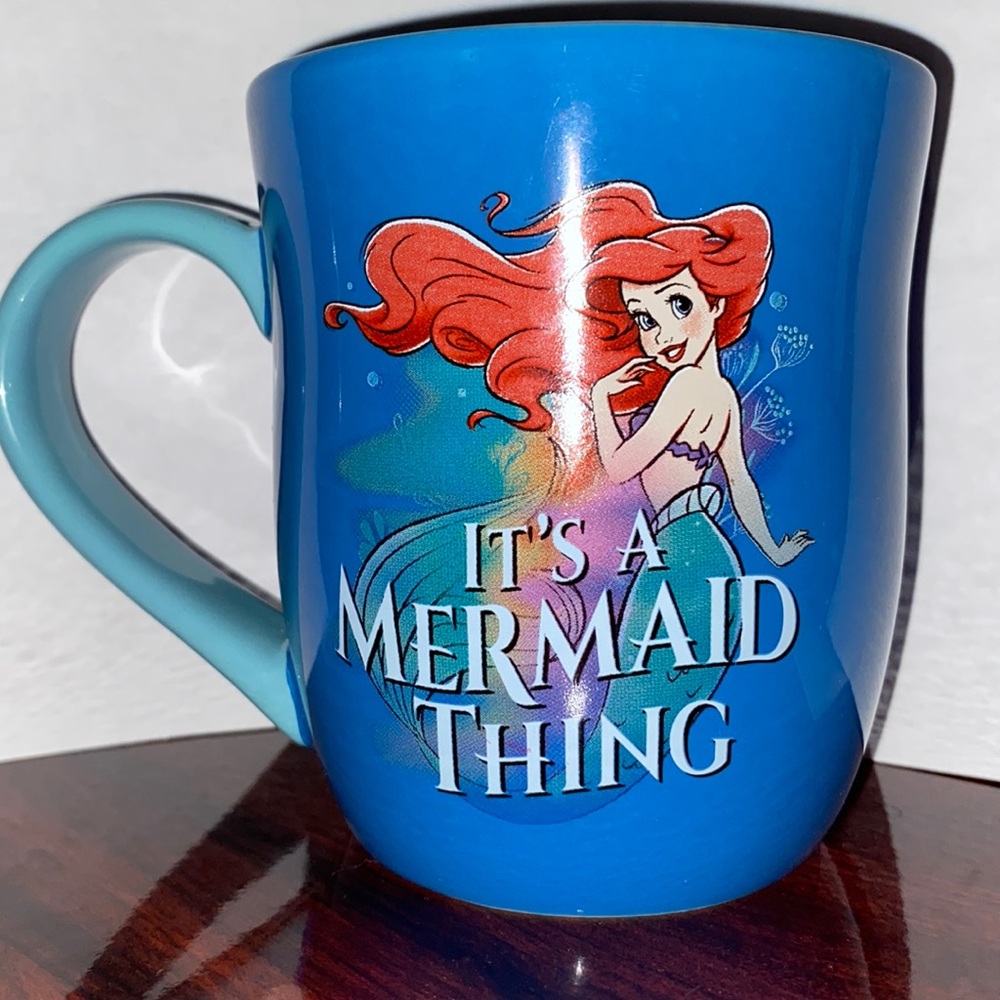 Disney’s The Little Mermaid Mug Ariel Two-Tone Blue NWOT